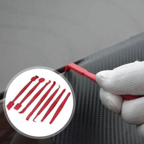 7Pcs/Set Car Vinyl Wrap Tool Film Squeegee Edge Scraper Tools Car Styling Accessories