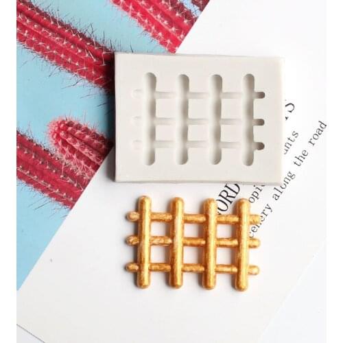 Bamboo fence Shapd Fondant Molds Candy Chocolate Pudding Mould Cake Decoration Tools