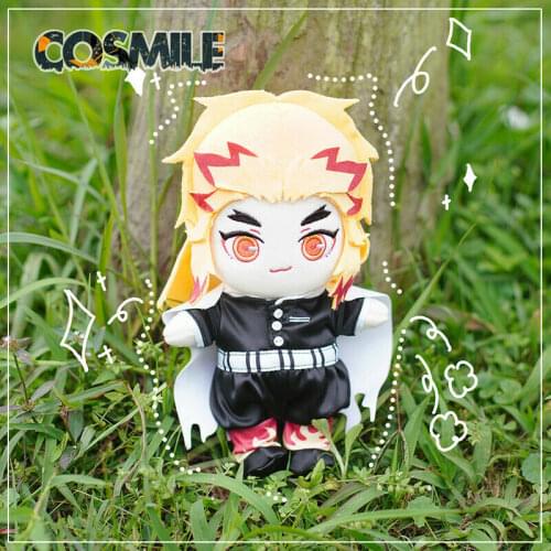 Demon Slayer Kimetsu no Yaiba Rengoku Kyoujurou Plush 20cm Doll Toy Clothes Sa Z