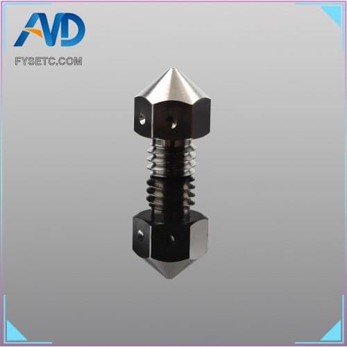 1 Pcs 3D Printer parts with dot MK8 Hardened steel nozzle 1.75mm 0.4 for Ender3 CR10 Ender3 3D Printer