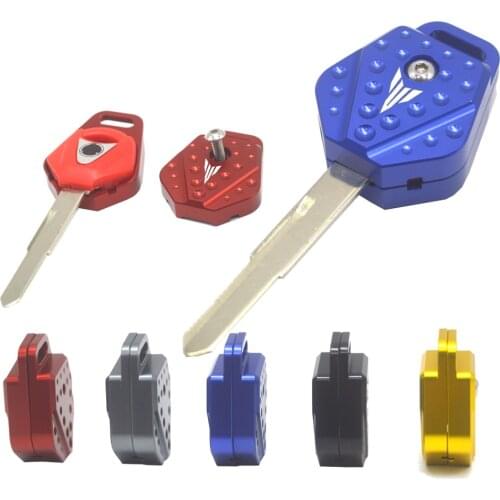 For Yamaha MT01 MT125 MT07 MT09 MT10 FZ10 MT03 keys cap decoration Motorcycle Modification Aluminum alloy key Protective cover
