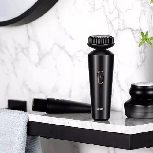 Electric Face Cleaner Cleansing Device for Men Facial Cleanser Brush Two Modes Waterproof Face Washing Skin Machine