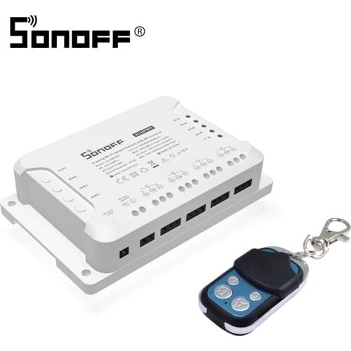 Itead Sonoff 4CH Pro R3 4 Channels DIY 433Mhz RF Smart Switch 220V Inching Interlock Self-locking Relay WIFI Switch Smart Home