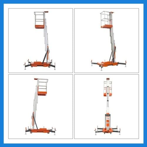 Qiyun CE ISO IPAF TUV F2B 8m 100kg 1.1kw Aluminum alloy lift table Mast Aerial Work Platform OEM ODM