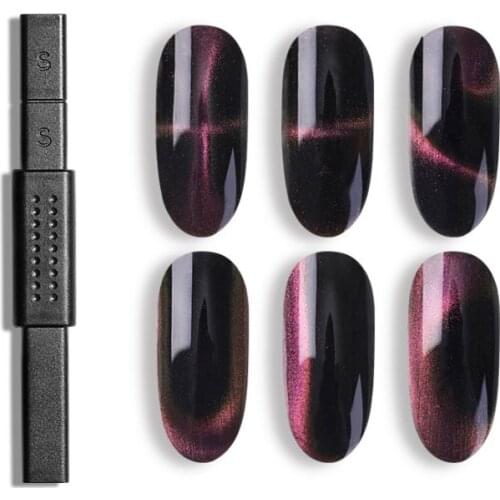 1 Pc Magnetic Nail Art Stick 11 Styles 3D Cat Eyes Effect Strong Magnet Board Rod Painting Gel Nail Polish Manicure Tool