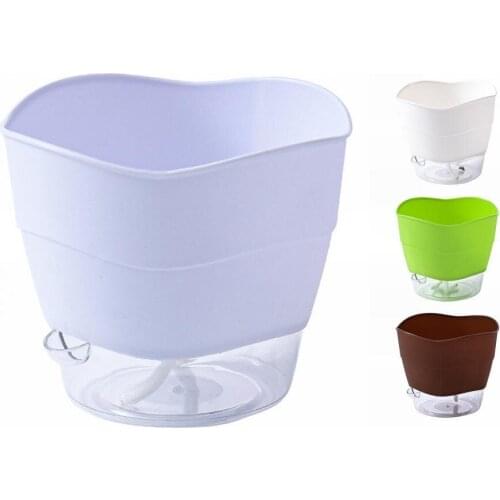 Flower Pot Multi-use Self Watering PP Partition Layer Detachable Planter Pot for Garden