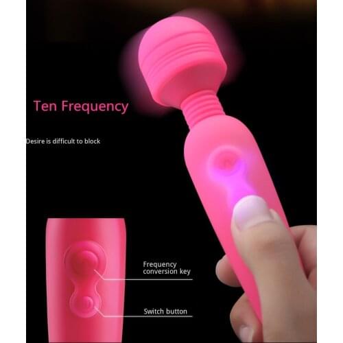Candiway Powerful Magic Wireless Handheld AV Wand Stimulate G-spot Orgasm Adult Product Vibrator Sex Toys For Woman