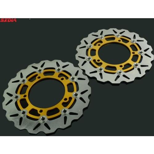 Motorcycle Floating Brake Discs Rotor For SUZUKI SV650S ABS 2007 2008 2009 2010 2011 2012