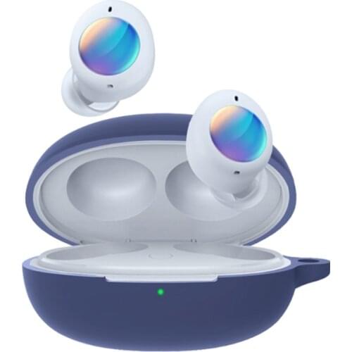 87HA Soft Silicone Protective Cover Shell Anti-fall Earphone Case For -realme Buds Air 2 Neo Wireless Earbud