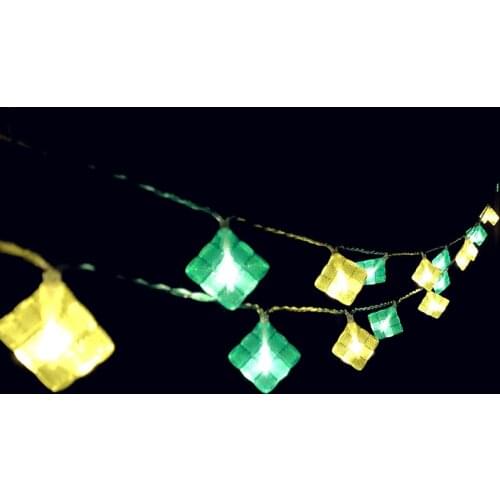New Muslim Ramadan Square LED String Lights for Malay Lamp Holiday Decorations Tree Light Room Lights Decor Led Lights