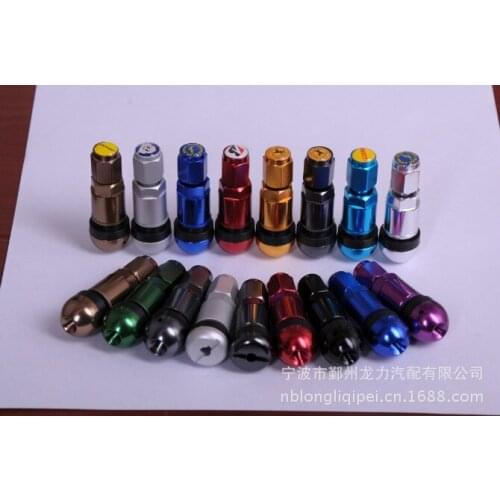 Whole Sale 500pcs/lot Colorful Bolt-in Copper Car Wheel Tire Tubeless Valves Stem with Dust Caps Blue TPMS VALVE Bike
