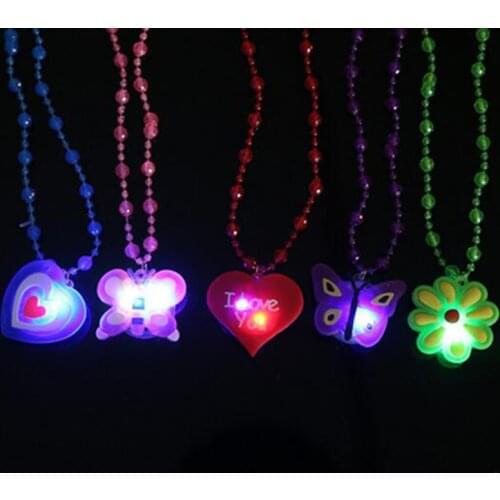 Gafas Led Led Wedding Favors Cartoon Necklace Boys Girl Flash Glow Luminous Childrens Day Birthday Party Gifts Toys Halloween