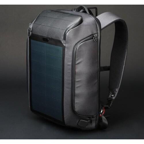 YSHUNIJ 2021 beam energy backpack flexible solar USB charging shoulder bag multi-function computer bag travel bag