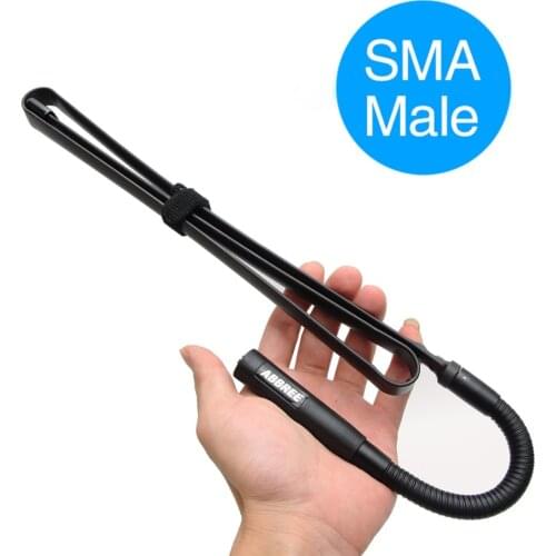 SMA-Male Gooseneck ABBREE AR-152G VHF UHF 144/430Mhz Foldable Tactical Antenna For Yaesu TYT Wouxun Ham Radio Walkie Talkie