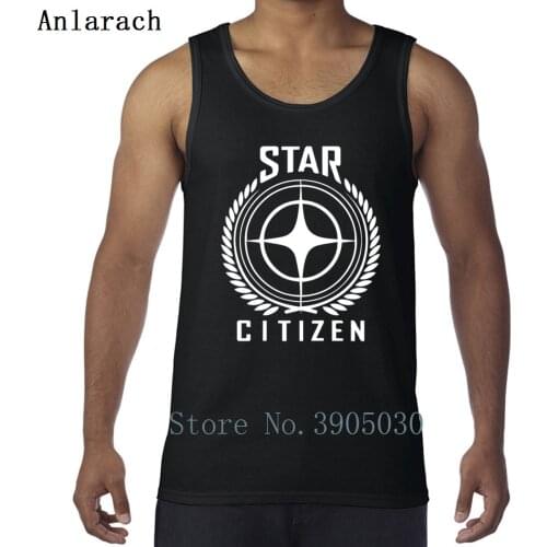 Star Citizens Space Mmo Vest Normal Great Plus Size 3xl Summer Style Men Tank Top Cute Creative Breathable Streetwear