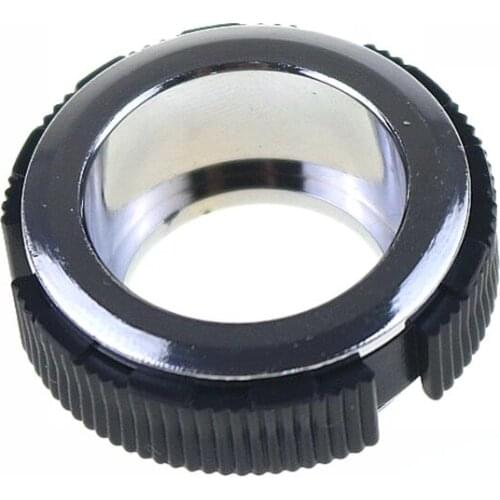 1PCS 22mm variable diameter 16mm button ring 22 variable diameter 16 hole mounting holes, plastic silver plated accessories