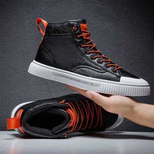 2021 Waterproof Skateboard Shoes Sneakers Men High-top Sport Shoe Skateboarding Shoes Mens Shoes