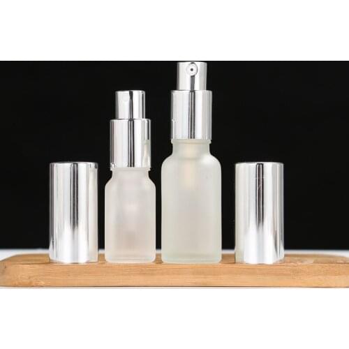 30ml Beautiful Essential Oil Pressure Pump Lotion Bottle Fine Mist Spray Glass Perfume Bottle 100PCS/LOT