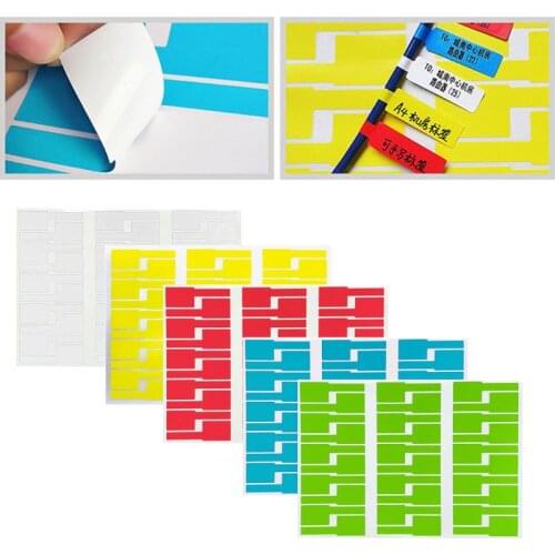 30Pc Cable Labels Sticker Waterproof Identification Tags Work with Printer