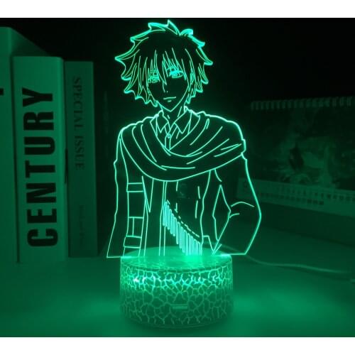 Anime Maid Sama Usui Takumi 3D Lamp White Base for Kids Birthday Gift Night Light Child Bedroom Decorative LED Light