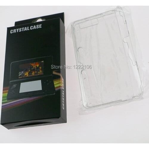 6PCS Stylish Hot Sale Transparent Plastic Clear Crystal Protective Hard Shell Skin Case Cover For 3DS