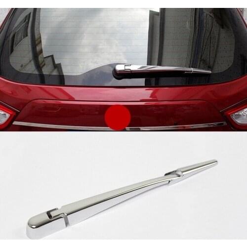 For Suzuki S-Cross 2014 15 16 SX4 Rear Window Wiper Nozzle Trim 3pcs Chromed Car Styling