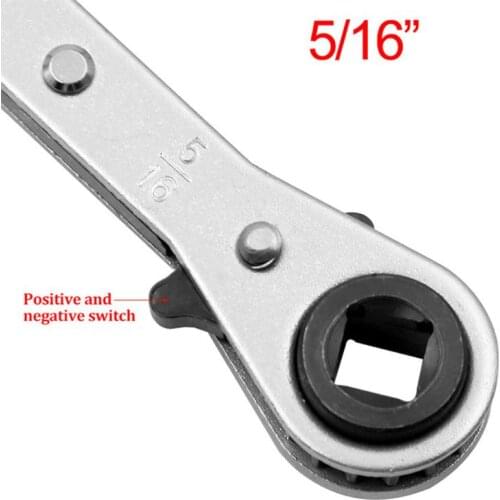 3/16" 1/4" 5/16" 3/8" Double End Ratchet Wrench Air Conditioning Refrigeration