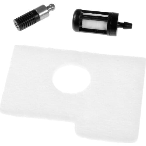 3Pcs/set Chainsaw Air Fuel Oil Filter Cleanerd fit For STIHL Chainsaw 017 018 MS170 MS180 # 1130 358 7700 Garden Tools