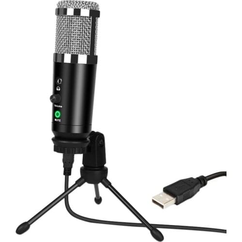 USB Microphone Condenser Recording Microphone for Laptop Mac or Windows Computer Microphone for Recording Vocals