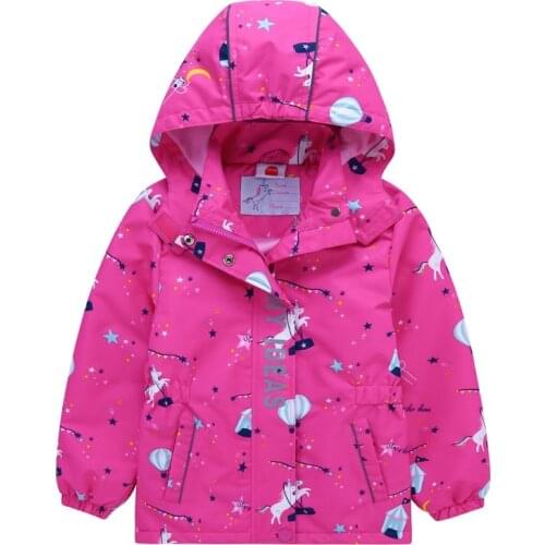 New Child Outerwear Warm Polar Fleece Coat Hooded Kids Clothes Waterproof Windproof Baby Girls Jackets For Autumn Spring 3-12Y