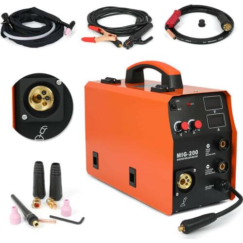 110V/220V TIG / MMA / MIG Welder 3IN1 Combo Multi-Function Welding Machine & Torchs