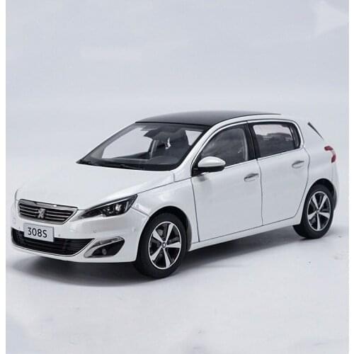 1/18 Original PEUGEOT 308S car model alloy casting car model collection decoration holiday gift Childrens toys