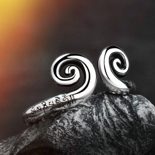 Sun Wukong Tightening spell 925 Sterling Silver open rings for man and women Vintage fashion jewelry