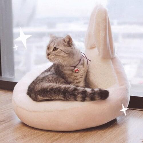 New Fashion Cats Nest Teddy Dog House Four Seasons General Cat House Small Dog Pet Products Dog House Rabbit Ear Warm
