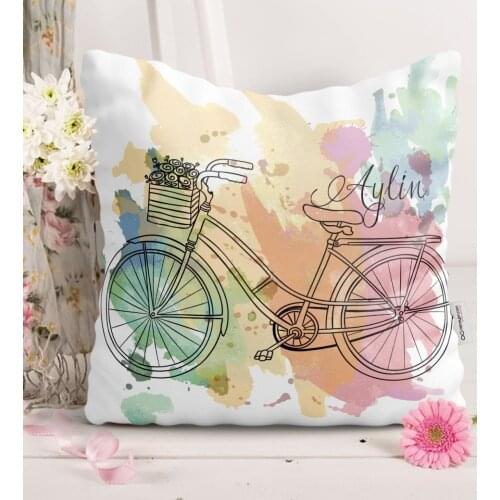 Personalized Retro Satin Pillow decorate Pillow-1