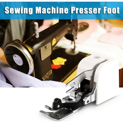 Portable Sewing Machine Mini Stitch Household Side Cutter OverLock Presser Foot DIY Clothes Stitchin Sew Tools Machine