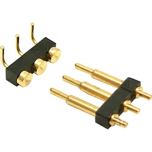 10pcs Spring Pogo Pin Connector 2Pin Conductive Needle Pitch 3.5MM Male Female Probe Power Charge needle