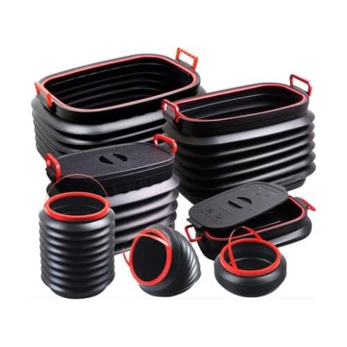 High-quality Trendy 4L folding collapsible bucket fishing bucket of Multifunction container storage box