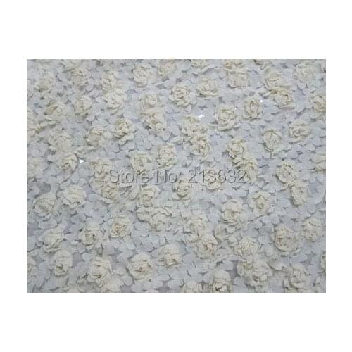 POd13-88 tulle voile organza textile fine Chiffon dribbling embroidery fabric of professional clothing textile Embroidery Custom