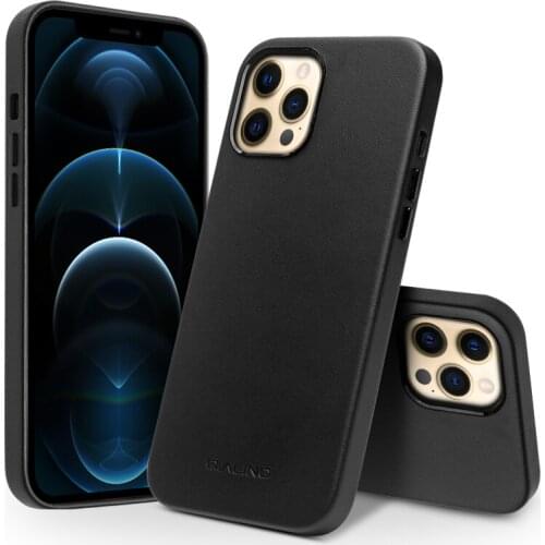 Genuine Leather Slim Phone Case for iPhone 11/12 Mini Fashion Handmade Anti-knock Back Cover for iPhone 11/12 Pro Max