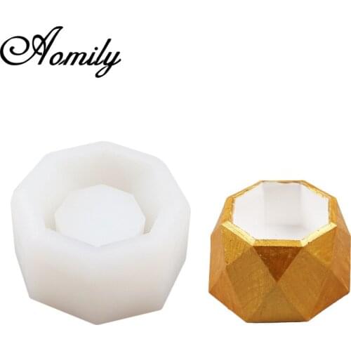 Aomily Flower Pot Holder DIY Silicone Cake Mold Fondant Chocolate Mousse Jelly Candy Bakeware Mold Pastry Baking Tools for Cakes