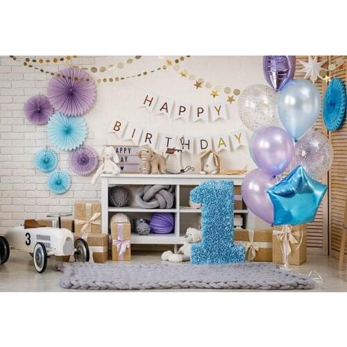 Happy birthday Professional photo Backgrounds fotografia kids portrait photography Backdrops for photo studio accessories G-1151