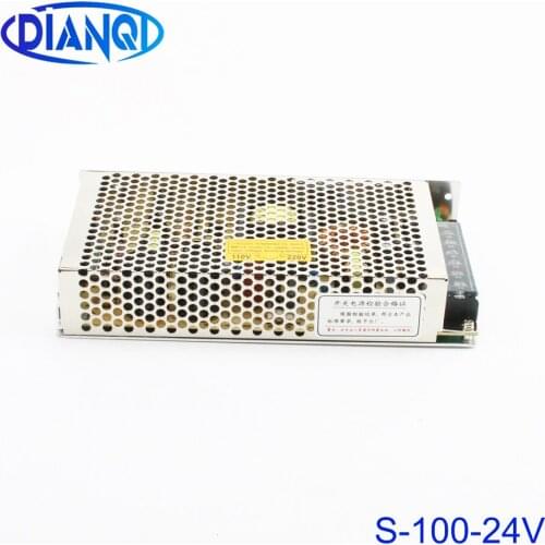 Power suply 100w 24v 4.5A ac to dc power supply unit ac dc converter S-100-24 high quality