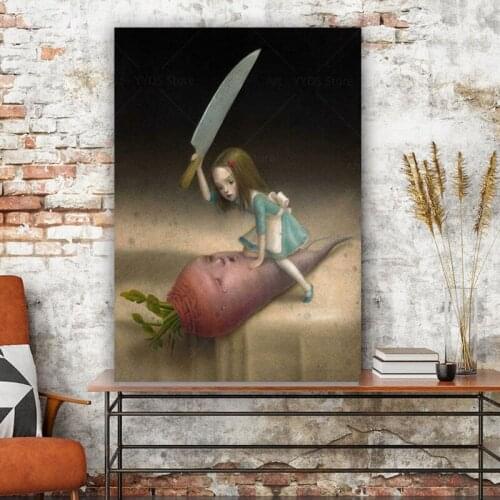 Canvas Paintings Nicoletta Ceccoli Wall Artwork Poster Girls Don't Cry Pictures Prints Home Decor For Living Room Modular Frame