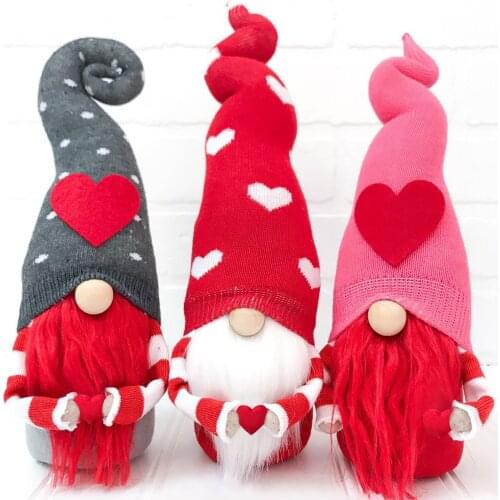Valentines Day Doll Decoration Ornaments Party Party Decoration Faceless Doll home decoration accessories декор дома Free Ship