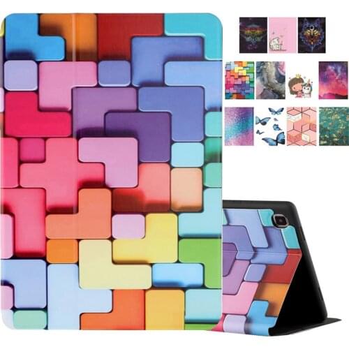 Cute Painted Leather Cover Case For Samsung Galaxy Tab A A6 10.1 2016 SM-T580 SM-T585 T580 T580N T585 T585C Case Shell Funda #S