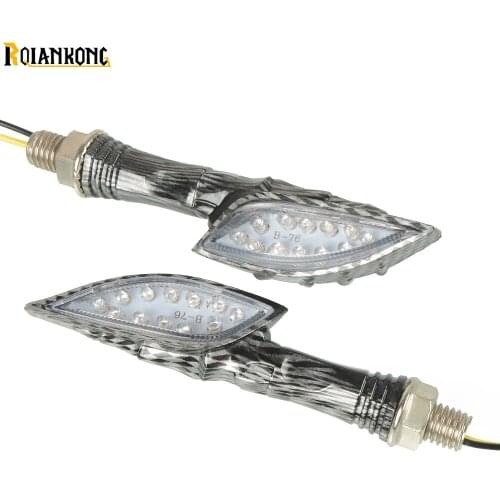 Motorcycle LED Flashing Turn Signal Light 12 Led Indicator Light For YAMAHA Tmax 500 Tmax530 2008 2009 2010 2011 2012 2013-2017