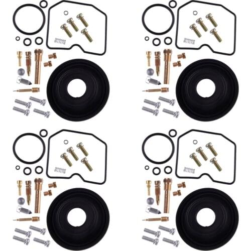4 Sets Carburetor Repair Rebuild Kit Vacuum Diaphragm Fit for Suzuki GSF600S Bandit 1996 1997 1998 1999 2000 2001 2002 2003 New