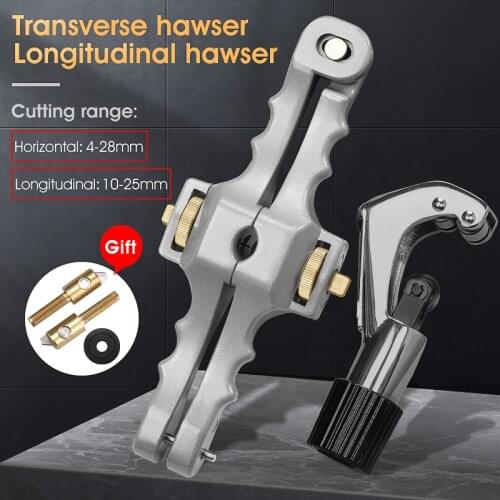 Longitudinal Opening Sheath Knife SI-01 /Fiber optic cable slitter tube cutter 4-28mm Transverse cutter Cable sheath stripper