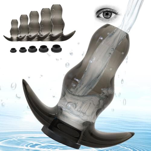 Hollow Anal Plug Tunnel Butt Plug Vaginal Speculum Anal Sex Toys Gay Bdsm Man Adult Games Enema Vagina Dilator Anus Cleaning